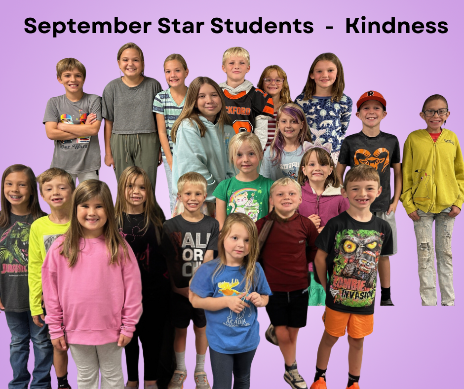 September Star Students for Kindness