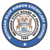 Michigan blue ribbon exemplary school icon